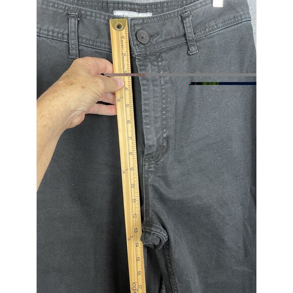 Zara High-rise wide-leg jeans in washed black denim with raw hem Size 10 - Picture 6 of 11